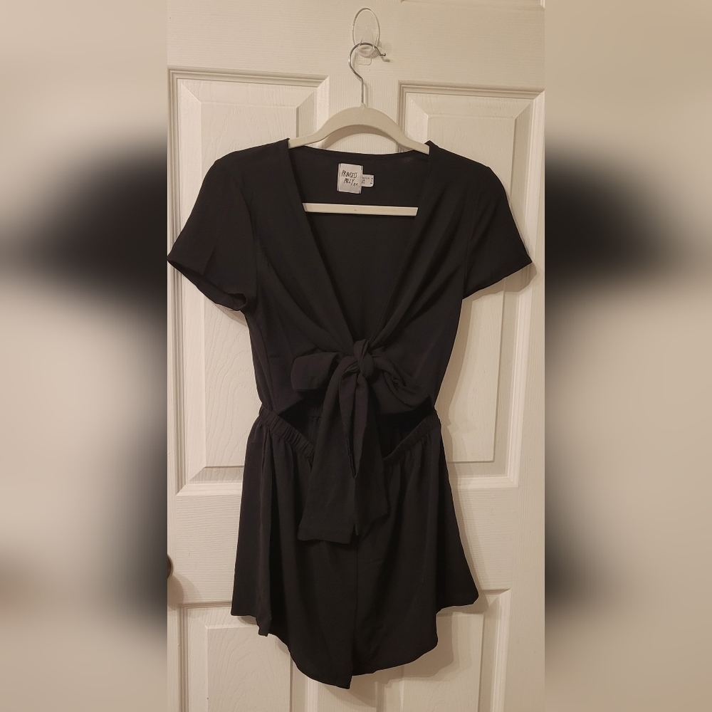 Princess Polly Sweet Sahara Romper Black 4